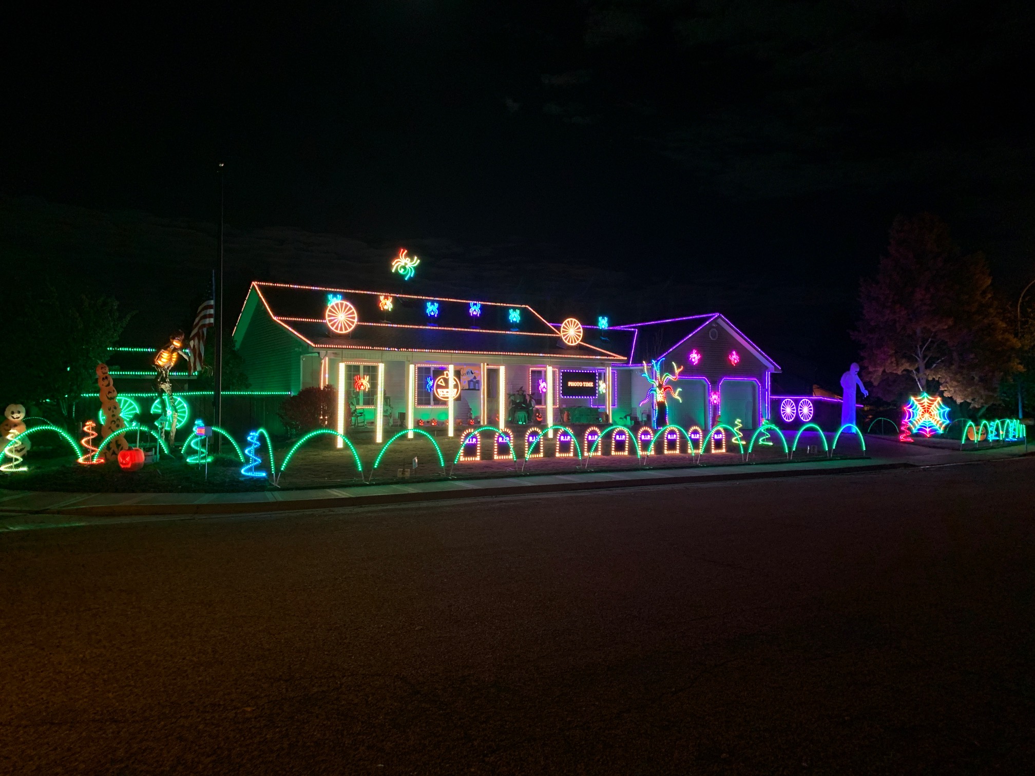 Lighted House